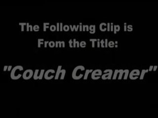 Wife Gets Creampie from Husband on couch