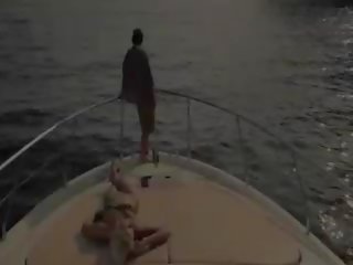 Personable artă sex film pe the iacht