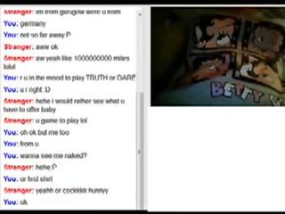 Glorious Teen young female Omegle Webcam Playing