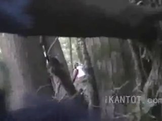 Teen Caught Fucking In The Woods