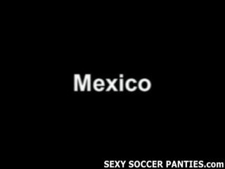 Sporty warga mexico bola sepak hottie pelucutan off beliau pakaian seragam