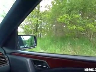 Teen Beatrix quickie fucked with driver