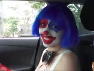 Stupendous flirty Clown Gives A Head And Fucked