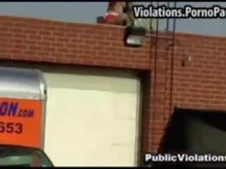 Couple Caught Fucking On Roof
