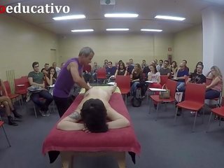 Clase nº1 de masaje erótico anale