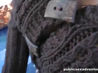 Amatööri julkinen seksi klipsi päällä a ferry
